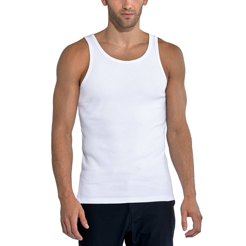 Men's Classic Ribbed Tank Top (5-Pack)