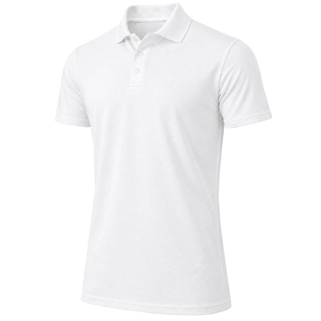 Men's Short Sleeve Classic Pique Polo Shirts (S-4XL)