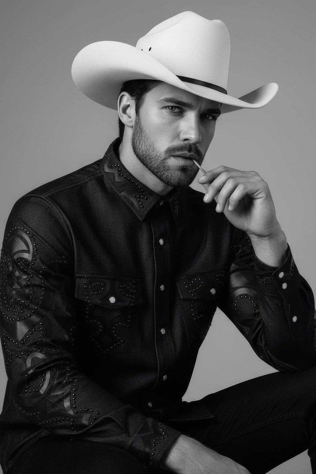 Riyadh Studded Long Sleeve Shirt