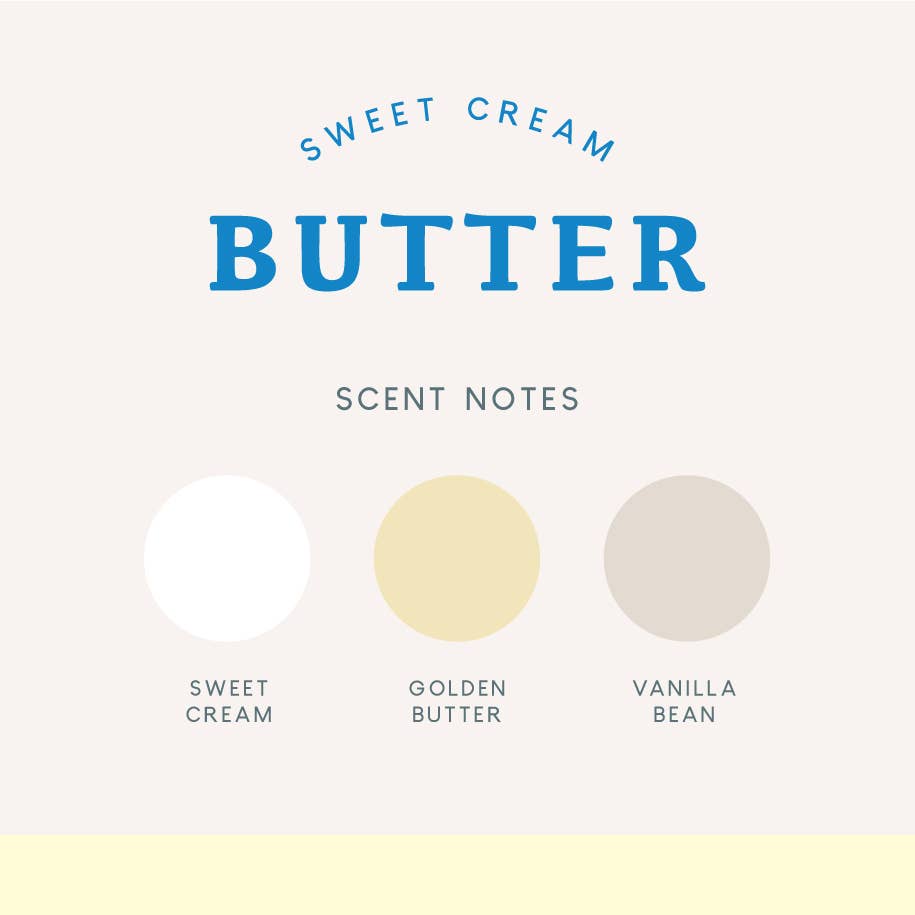 Sweet Cream Butter Candle | Rich Butter