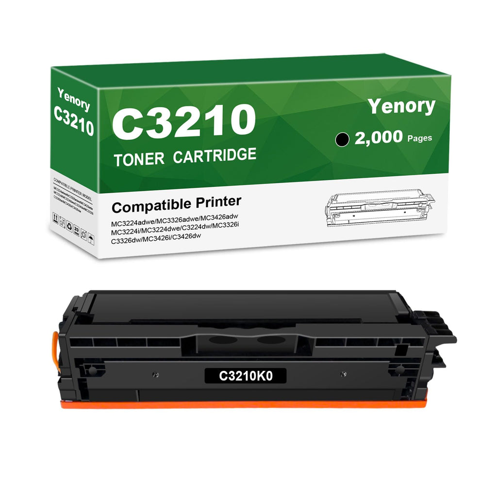 Yenory C3210K0 Black Toner Cartridge for Lexmark C3224 C3326 C3426 MC3224 MC3426