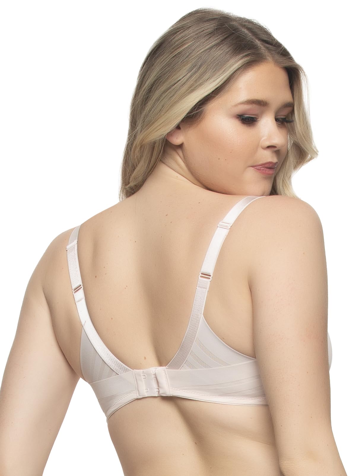 Felina Marvelous Side Smoothing T-Shirt Bra for Women, RSW 42D Rosewater