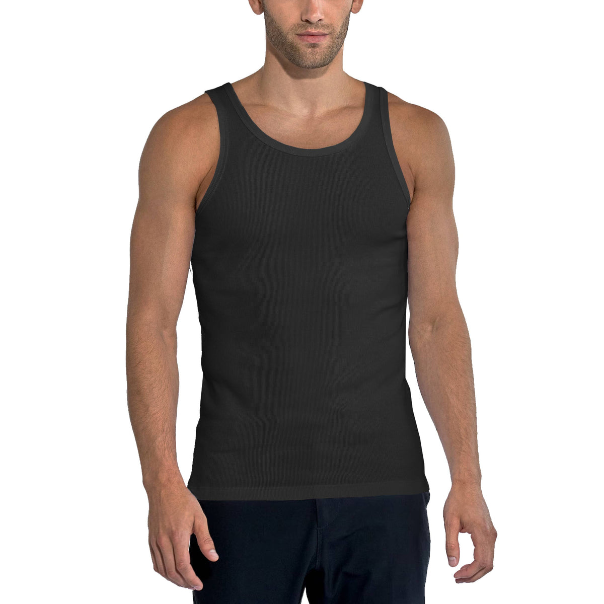 Men's Classic Ribbed Tank Top (5-Pack)