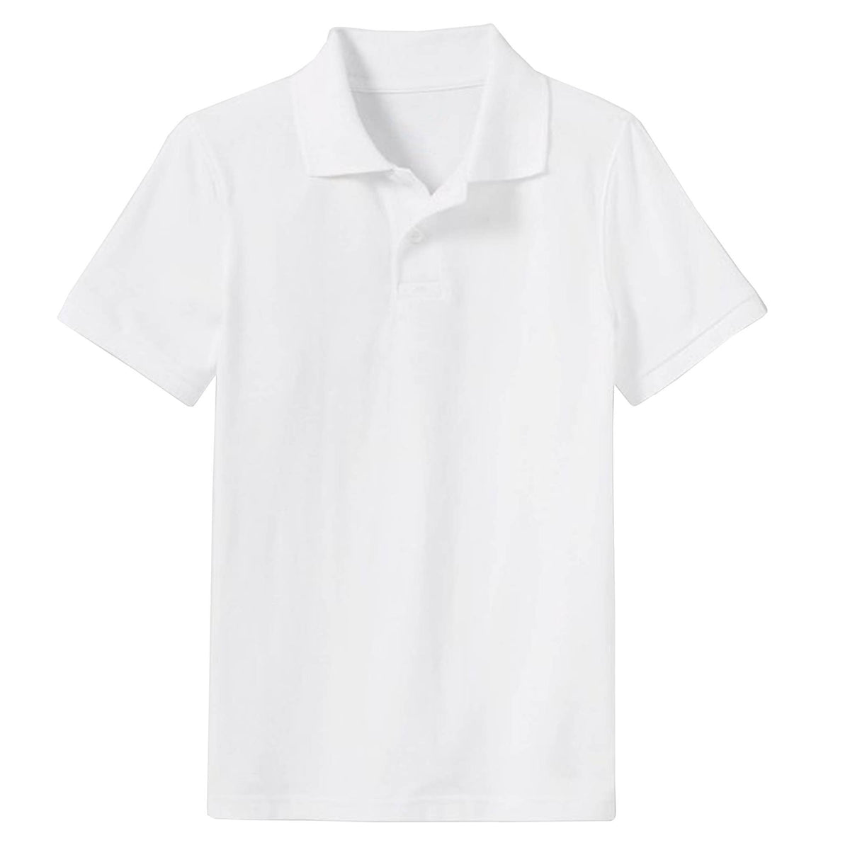 Classic Boy's Short Sleeve School Uniform Polo Shirt(XS-2XL)
