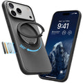 TORRAS 360 Magnetic Stand Case for iPhone 17 Pro Max MagSafe Obsidian Black
