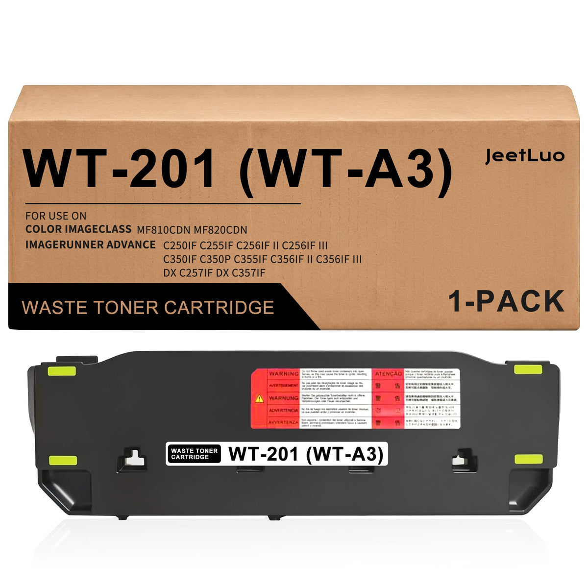 WT-201 Waste Toner Container Cartridge WT201 WT-A3 Waste Toner Box 1-Pack