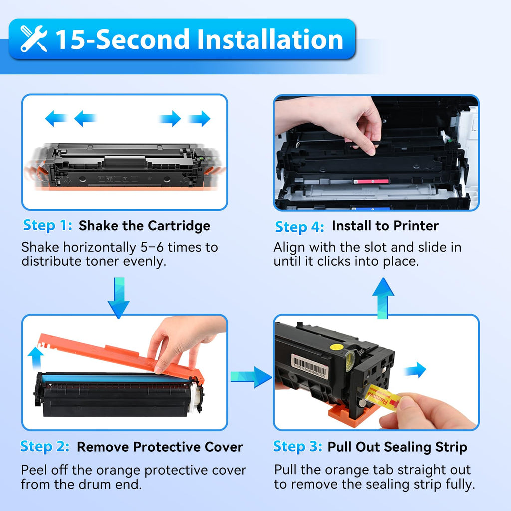 075 Toner 4-Pack Compatible Canon MF665Cdw MF663Cdw MF662Cdw LBP646Cdw LBP647Cdw