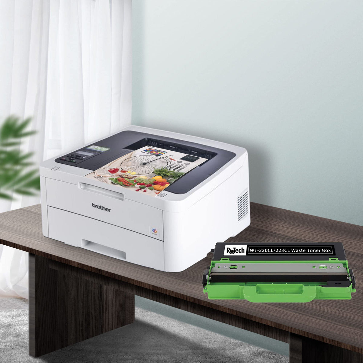 ManyJets WT-220CL WT-223CL Waste Toner Box for Brother HL MFC Series