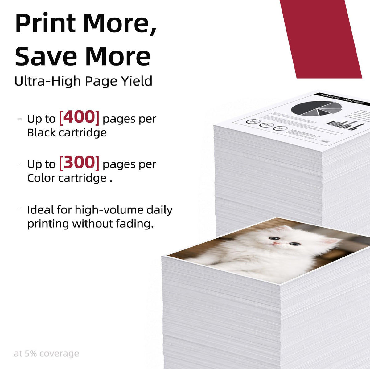 Ecoworld PG-275XL CL-276XL Ink 3-Pack for Canon TS3500 TS3700 TR4700
