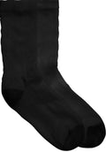 Hanes Cushioned Women's Crew Athletic Socks Black Extended Size 10-Pack