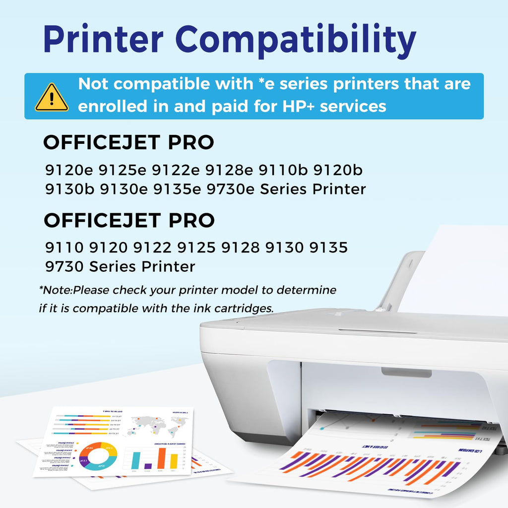 TOKYOINK 936XL Ink 4-Pack for HP OfficeJet Pro 9120e 9135e 9730e 9128e