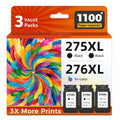 Ecoworld PG-275XL CL-276XL Ink 3-Pack for Canon TS3500 TS3700 TR4700