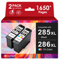 EaseFusion PG-285XL CL-286XL Replacement for Canon 285 and 286 Ink