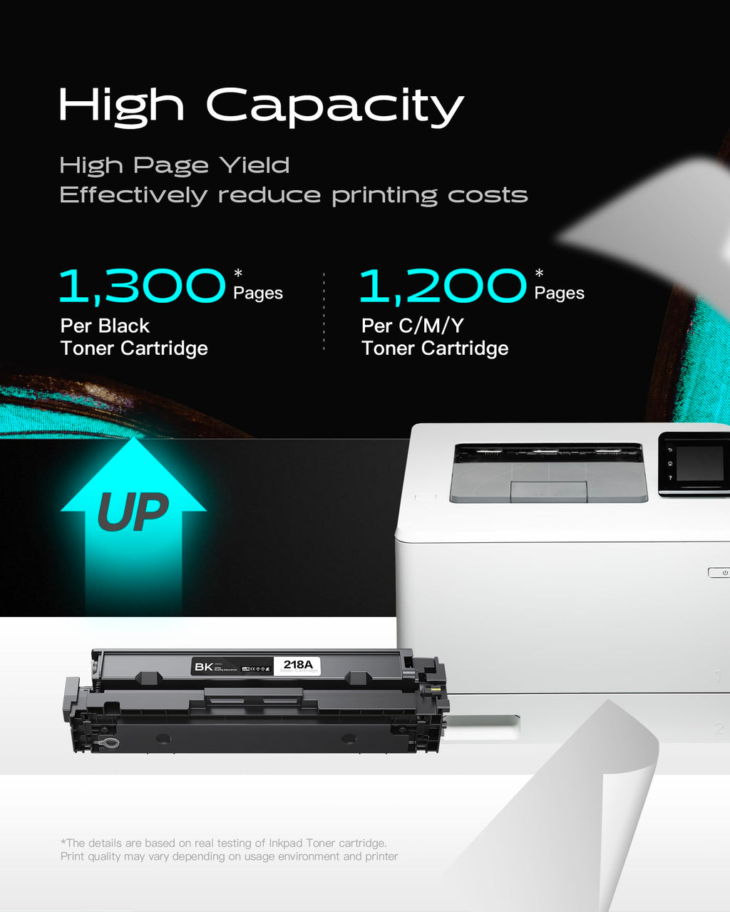 iNKPAD 218A Toner Cartridges 4 Pack Replacement for HP 3301fdw 3301cdw