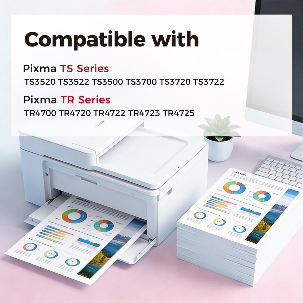 PANINK PG-275XL Black Ink Cartridge 2-Pack for Canon TS3500 TS3700 TR4700