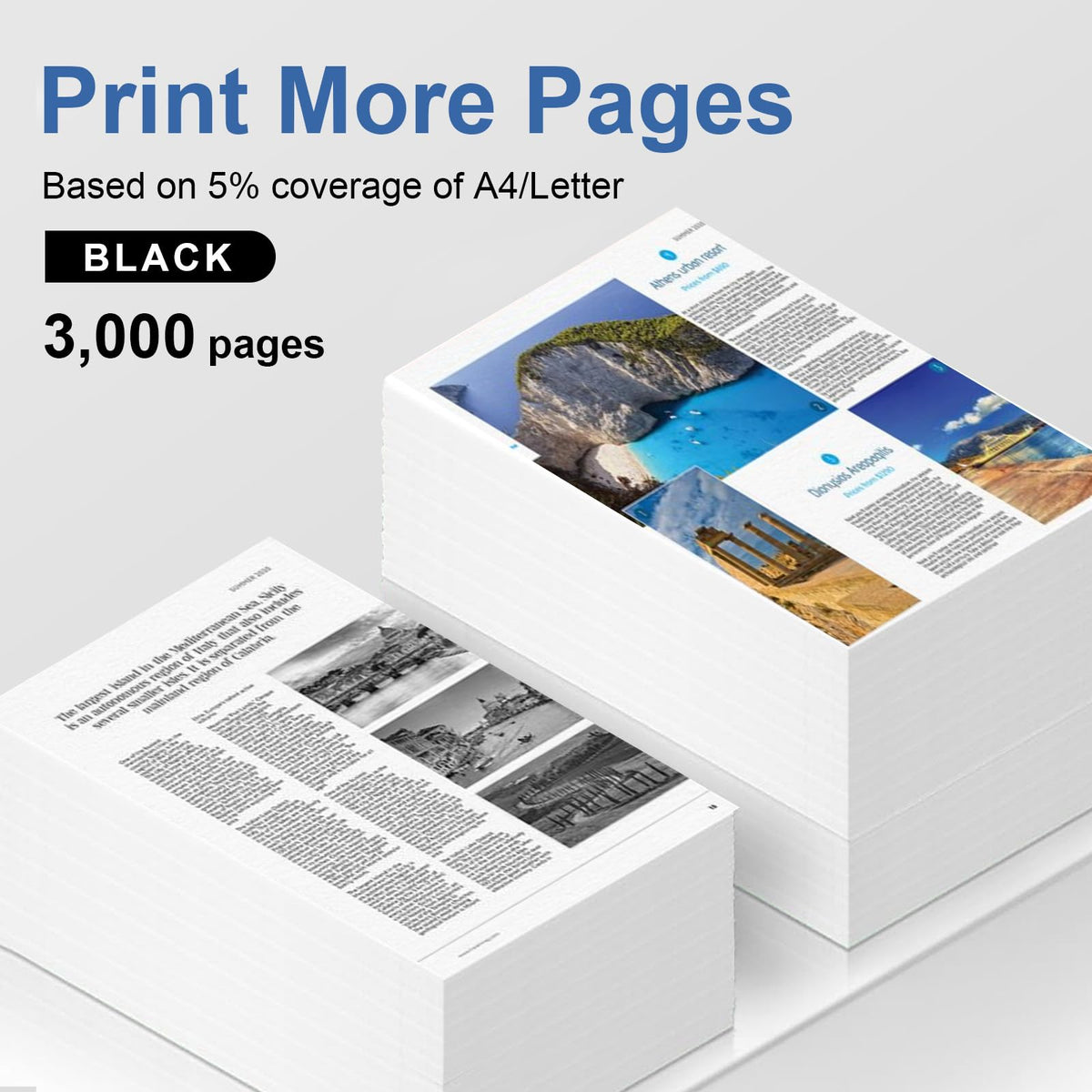 55B1000 Toner Cartridge 55B1H00 Black Toner High Yield 3,000 pages 1-Pack