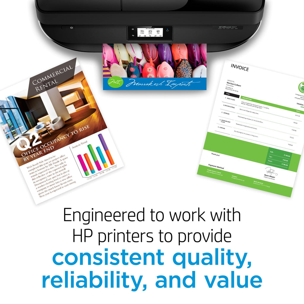 HP 62XL Tri-Color High-Yield Ink | Works with Envy 5540, 5640, 5660, 7640, OfficeJet 5740, 8040, Mobile 200, 250 | C2P07AN | Packaging May Vary