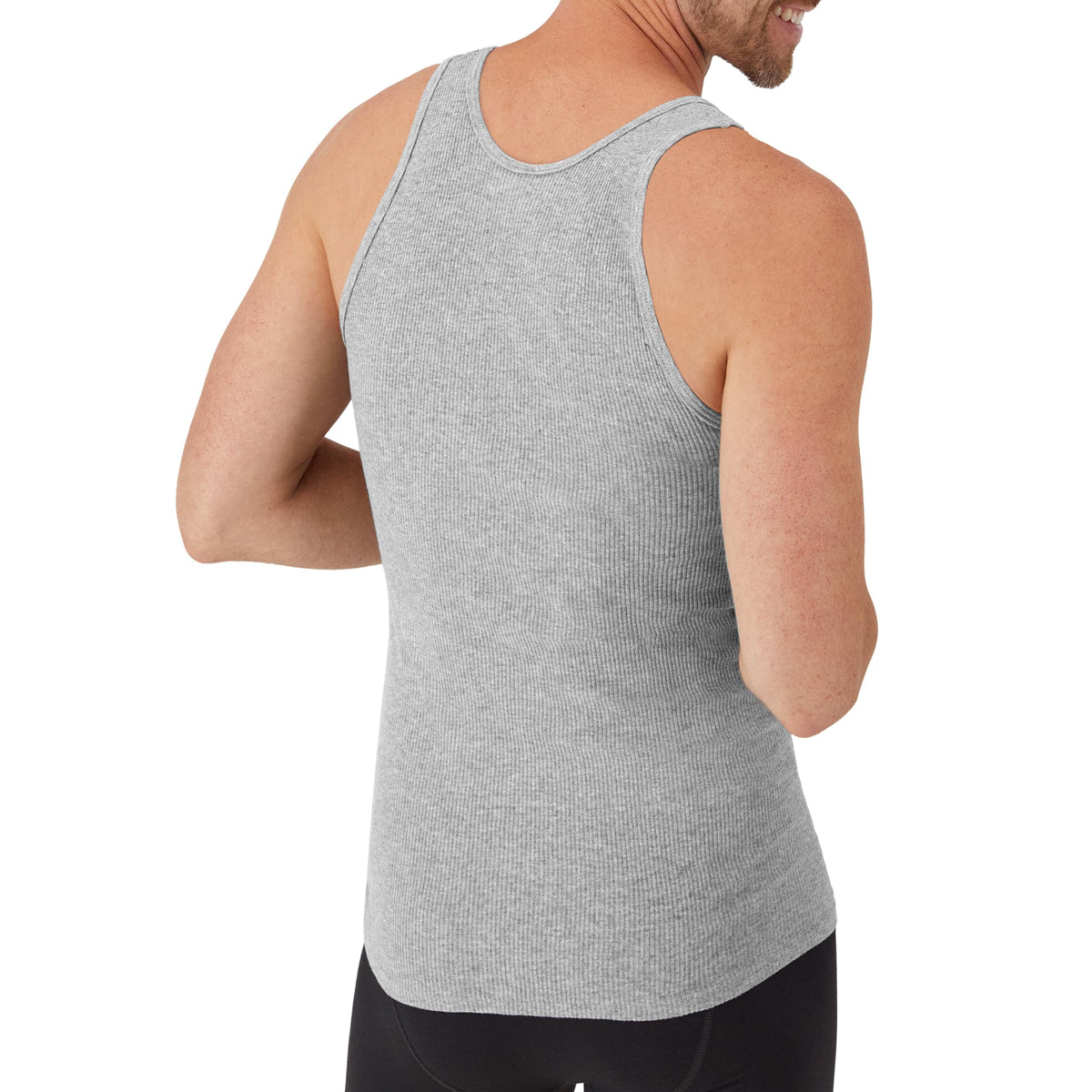 Hanes Men Hanes Men's Cotton Tank Undershirts Pack, Moisture-Wicking Ribbed