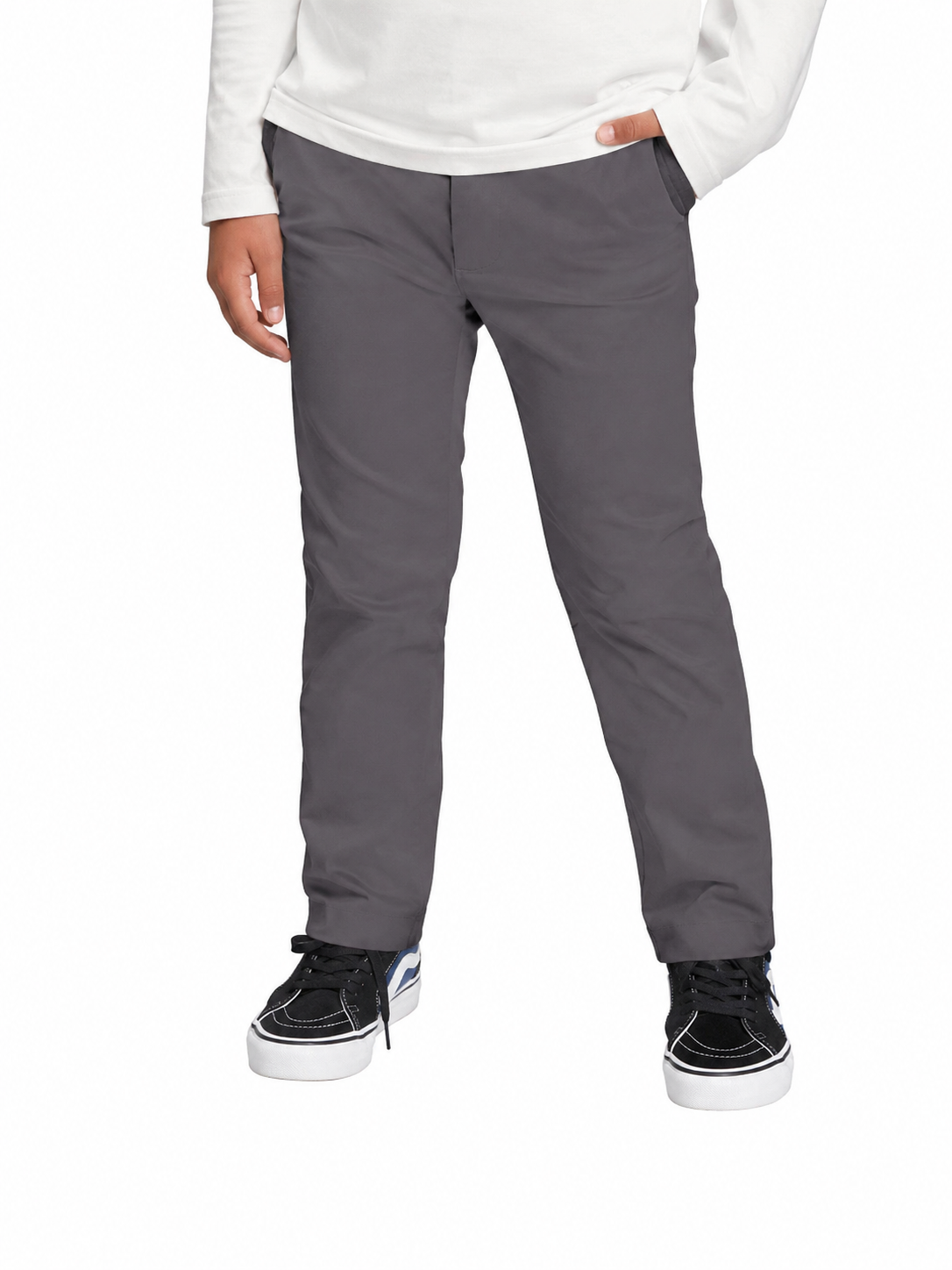 Boys Flat Front School Uniform Pants