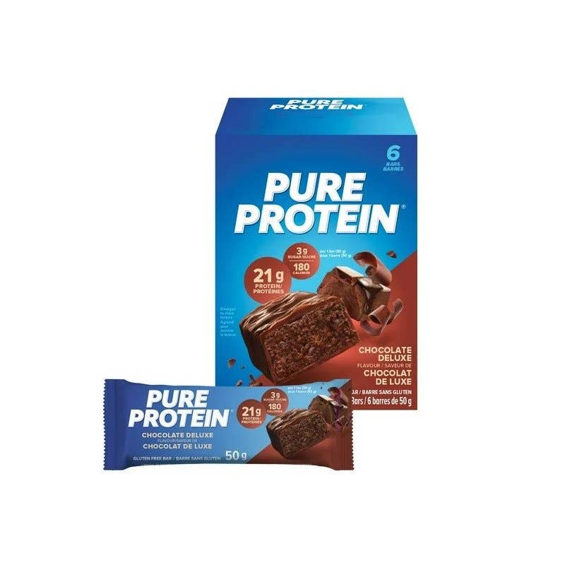 PURE PROTEIN - PROTEIN BAR 6/50G CHOCOLATE DELUXE