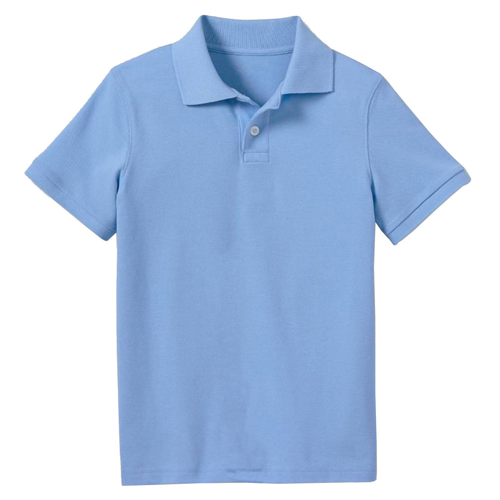Classic Boy's Short Sleeve School Uniform Polo Shirt(XS-2XL)