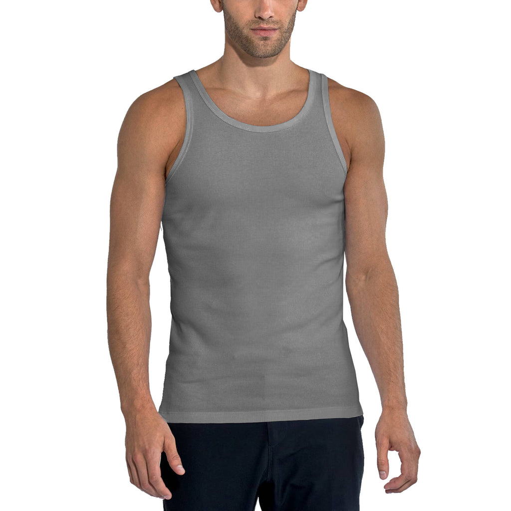 Men's Classic Ribbed Tank Top (5-Pack)