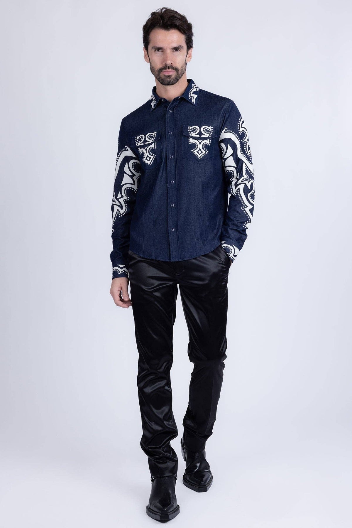Riyadh Studded Long Sleeve Shirt