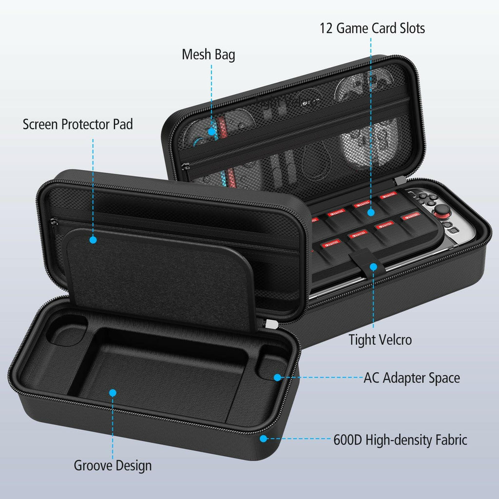 HEYSTOP Accessories Case for Nintendo Switch 2, 12 Game Card Slots Cover