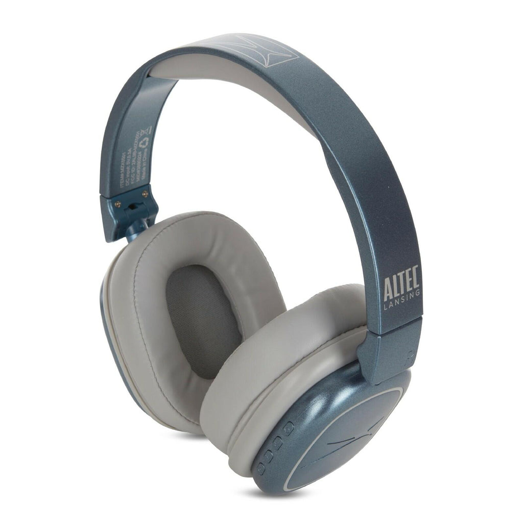 Altec Lansing Nanophones ANC 2.0 Bluetooth Headphones Metallic Blue MZX5501