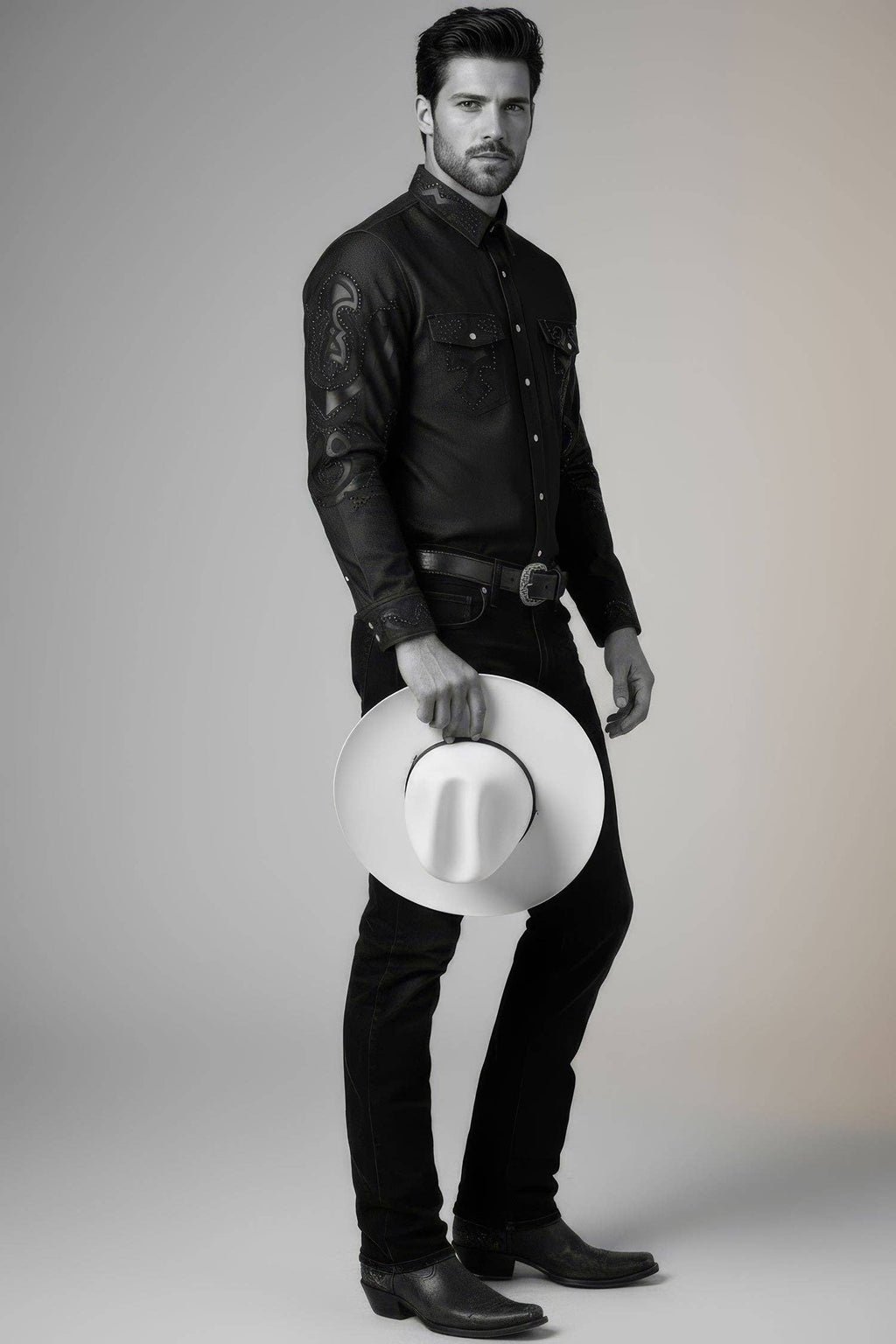 Riyadh Studded Long Sleeve Shirt