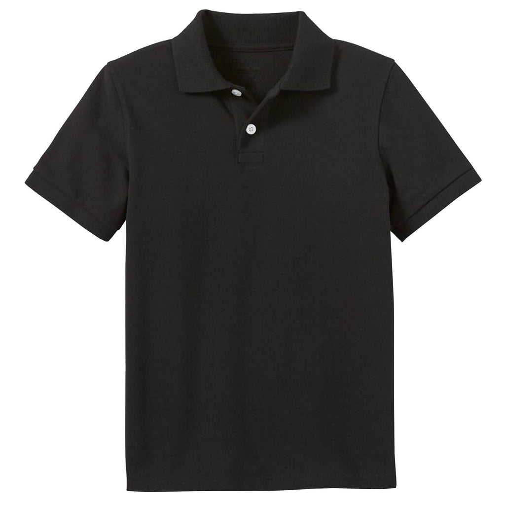Classic Boy's Short Sleeve School Uniform Polo Shirt(XS-2XL)