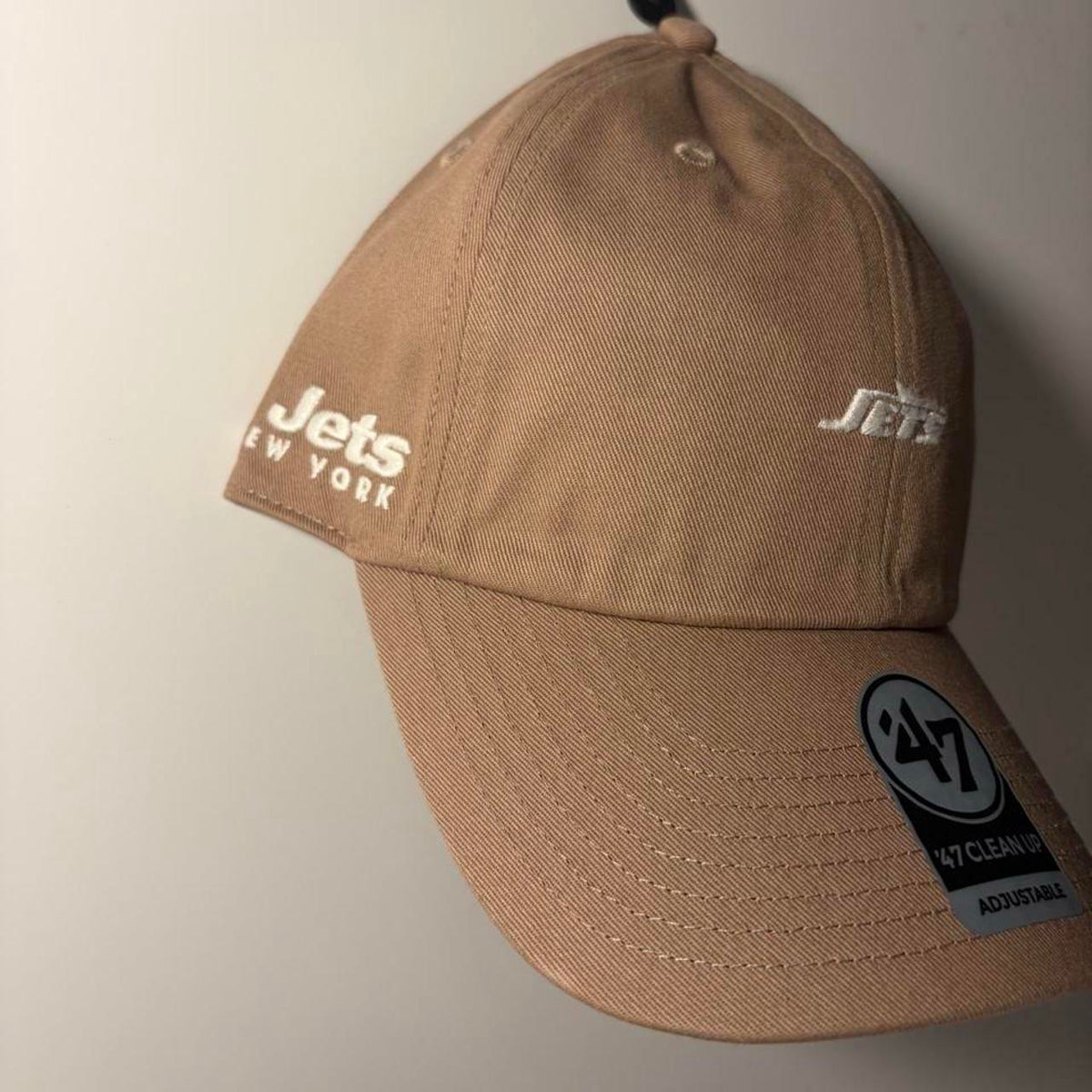 '47 Brand NY Jets Strapback Hat Brown NFL Cap Carhartt