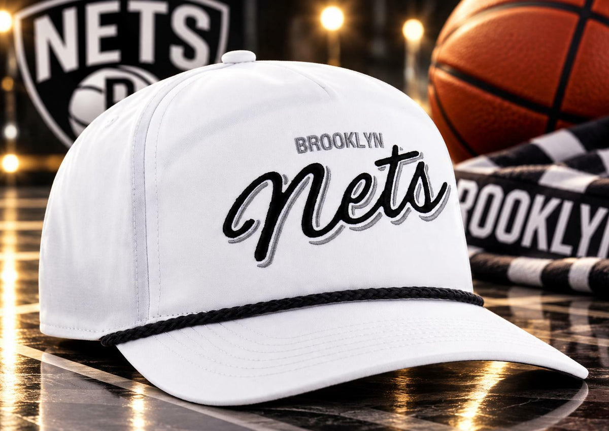 Brooklyn Nets '47 Brrr Cooling Nylon Snapback Hat Adjustable One Size