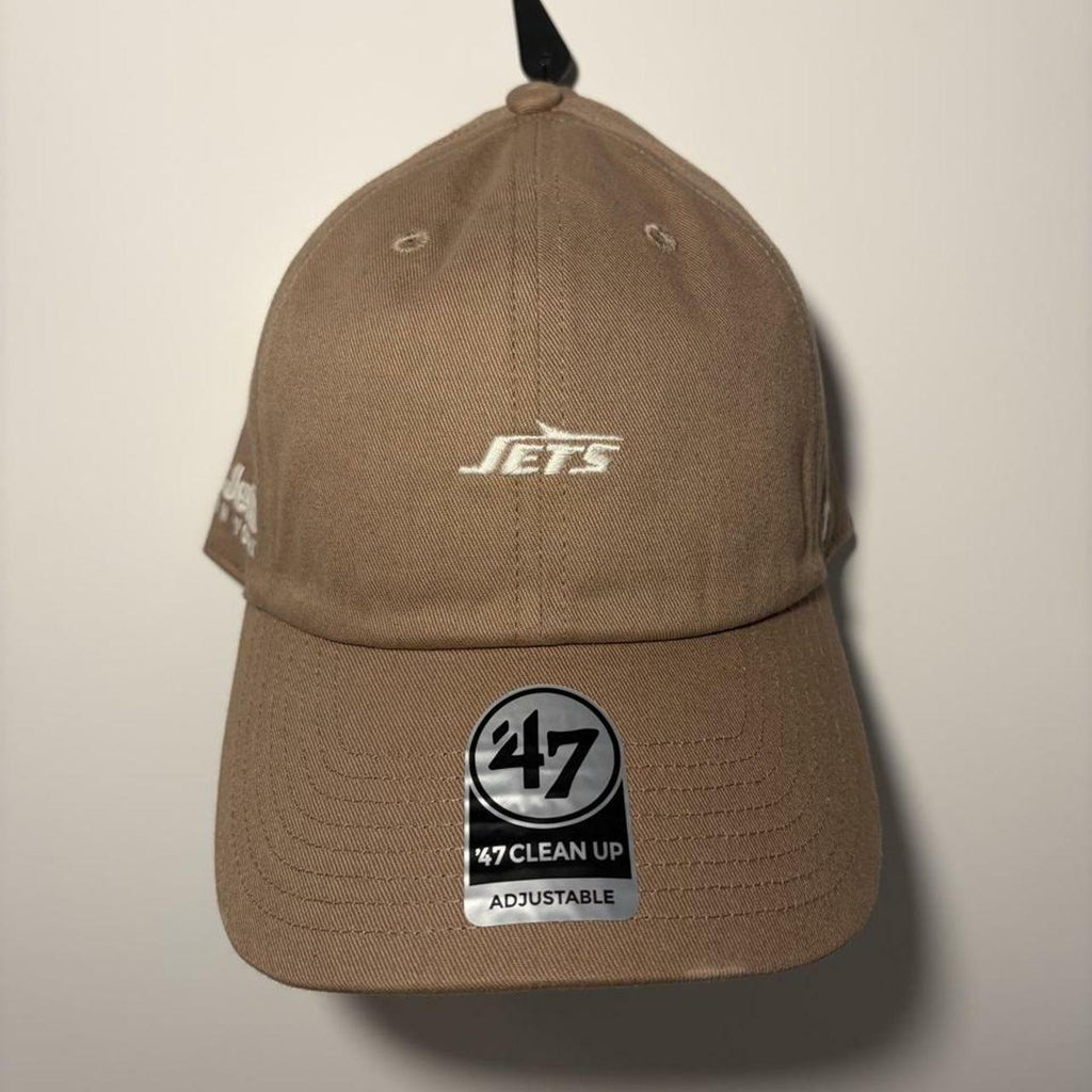 '47 Brand NY Jets Strapback Hat Brown NFL Cap Carhartt