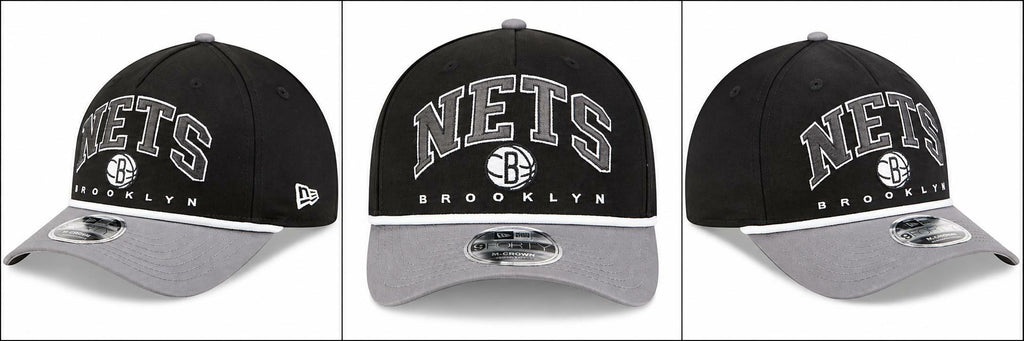 Brooklyn Nets New Era Arch 9FORTY M-Crown A-Frame Snapback Hat OSFM
