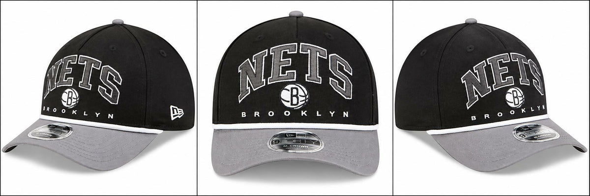 Brooklyn Nets New Era Arch 9FORTY M-Crown A-Frame Snapback Hat OSFM