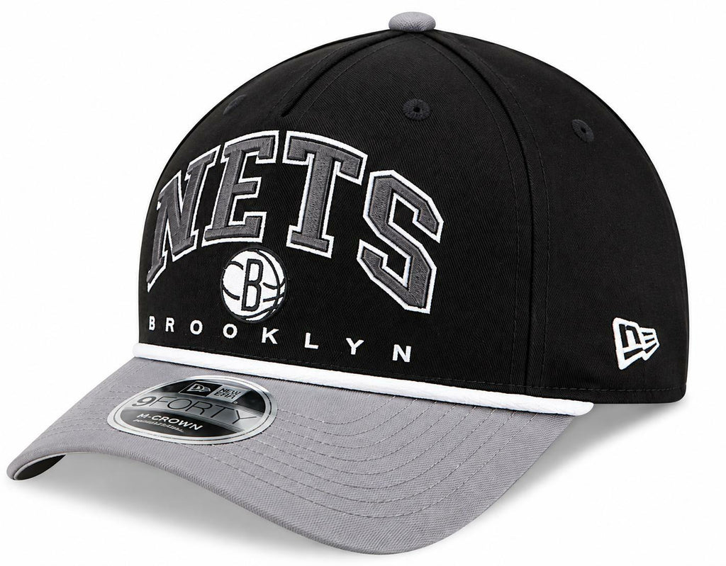 Brooklyn Nets New Era Arch 9FORTY M-Crown A-Frame Snapback Hat OSFM